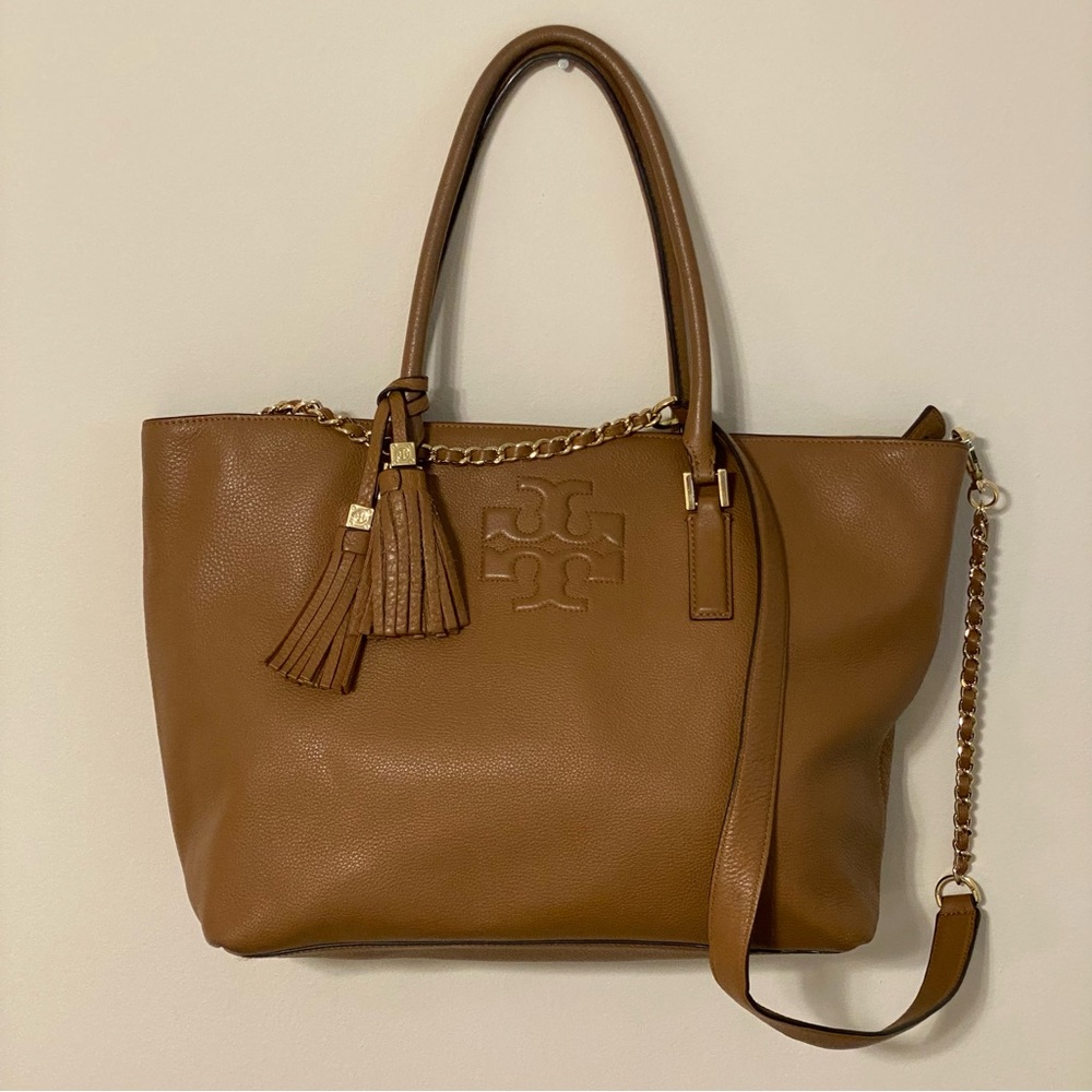 Tory Burch Theo Leather Tote